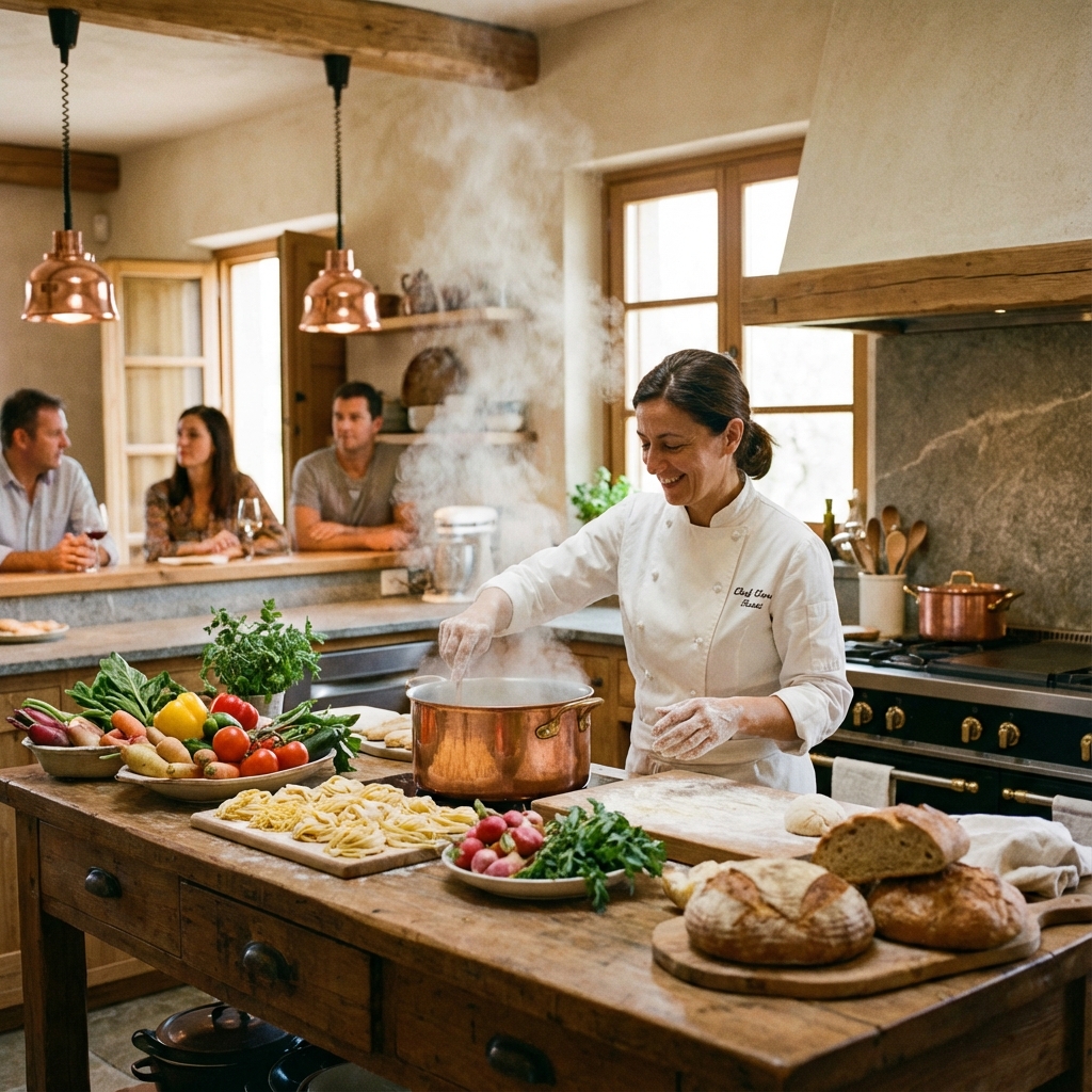 シェフによる調理